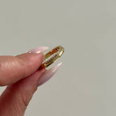 Altıgen Şekilli Taşlı Yüzük