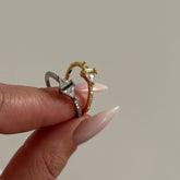 Karşılıklı Üçgen Yüzük