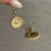 Çeyreklik Küpe / 925 Gümüş