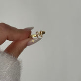 Ayarlanabilir Taşlı Harf Yüzük /925 Gümüş