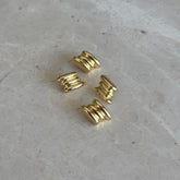 Üç Sıra Basic Küpe