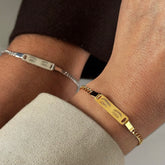 Göz Çizim Çift Bileklik /925 Gümüş