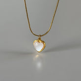 Çelik Bombe Kalp Kolye