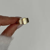 Çizgi Model Yüzük/925 Gümüş