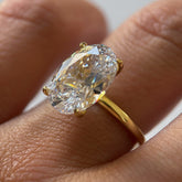 Taşsız Oval Yüzük / 925 Gümüş