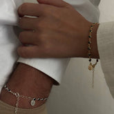 Kişisel Çift Bilekliği/ 925 Gümüş