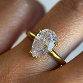 Damla Yüzük / 925 Gümüş