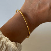 Tırtıklı Kelepçe /925 Gümüş