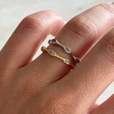 Kemik-Taşlı Model Yüzük