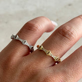 Sıra Taşlı Göz Yüzük