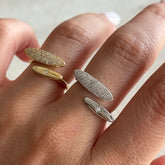 Full Taşlı Ayarlanır Yüzük