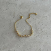Tek sıra oval bileklik / 925 Gümüş