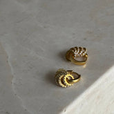 Sallantılı Hoop Küpe / 925 Gümüş