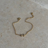Minimal harf bileklik / 925 Gümüş