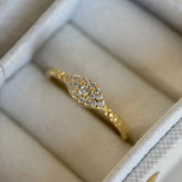 Full Taş Göz Yüzük /925 Gümüş