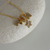 Harfli Charm Kolye