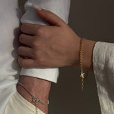 Kişiselleştirilmiş Çift Bileklik / 925 Gümüş