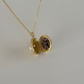 İnci Kapaklı-Resimli Kolye / 925 Gümüş