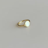 Yuvarlak Minimal Yüzük / 925 Gümüş