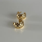 Çizgili Model Küpe