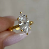 Marquıse Yüzük /925 Gümüş