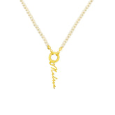 Pearl Chain Signatur Namenskette (7017623388205)