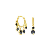 Sallantı Kristal Küpe/ 925 Gümüş