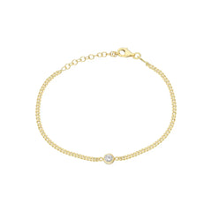 Kristal Taşlı Bileklik / 925 Gümüş