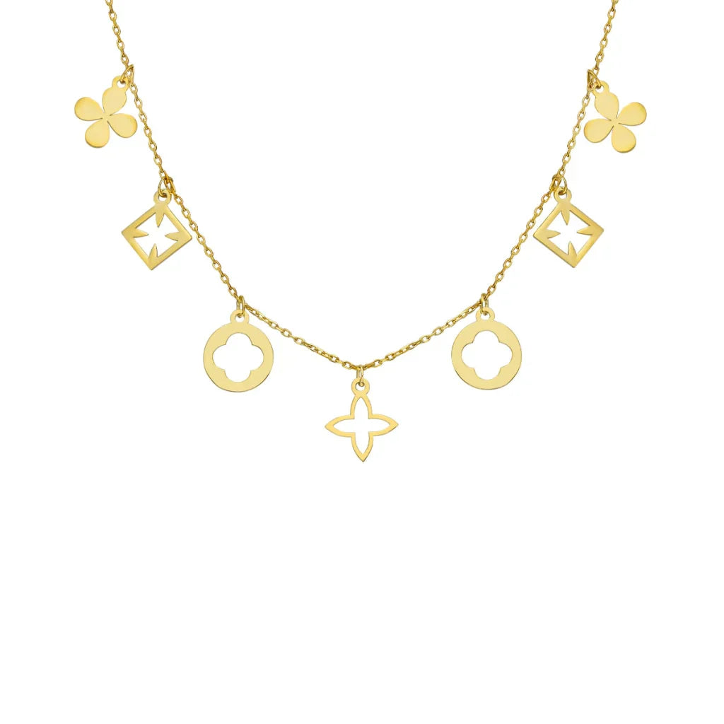 Elenora Charm Halskette (7067605106733)
