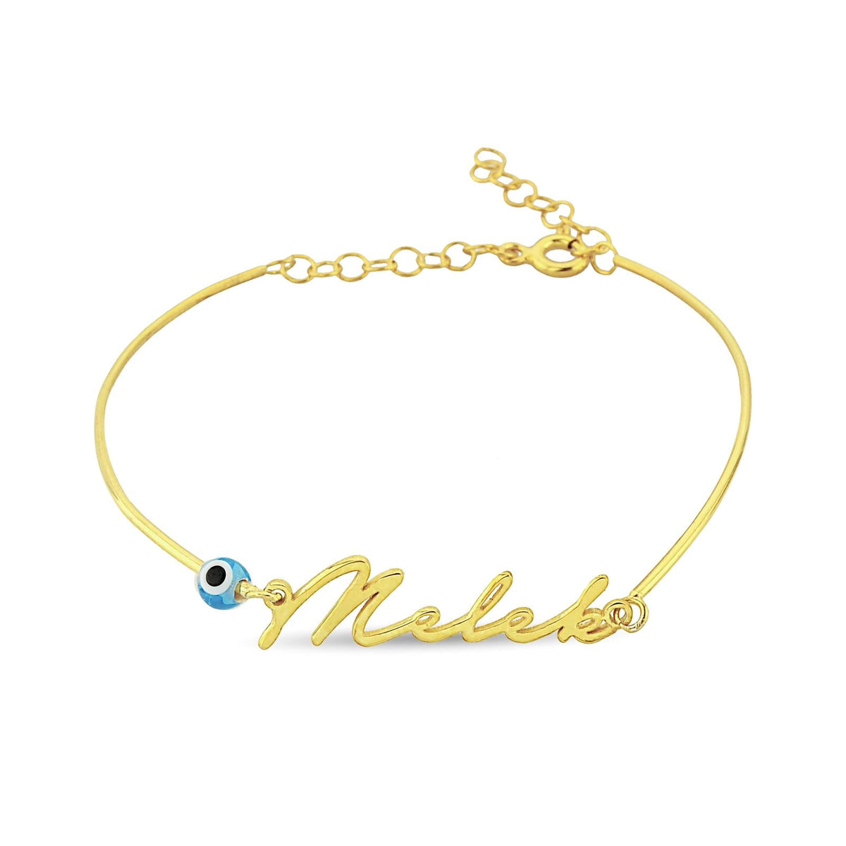 İsimli Nazar Bileklik / 925 Gümüş