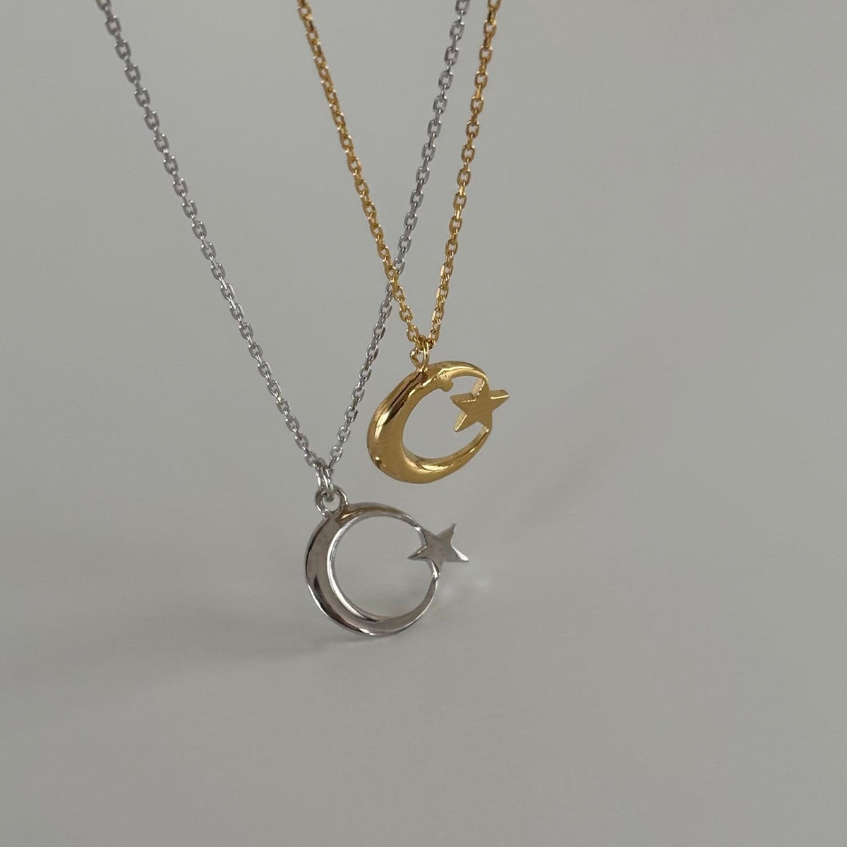 Ay-Yıldız Kolye /925 Gümüş