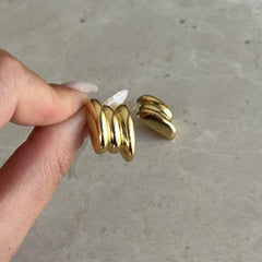 Üç Sıra Basic Küpe