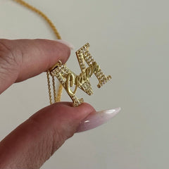 Harf Üzeri İsim Kolye / 925 Gümüş