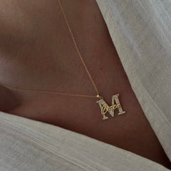 Harf Üzeri İsim Kolye / 925 Gümüş