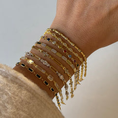 Ataç Taşlı Bileklik /925 Gümüş