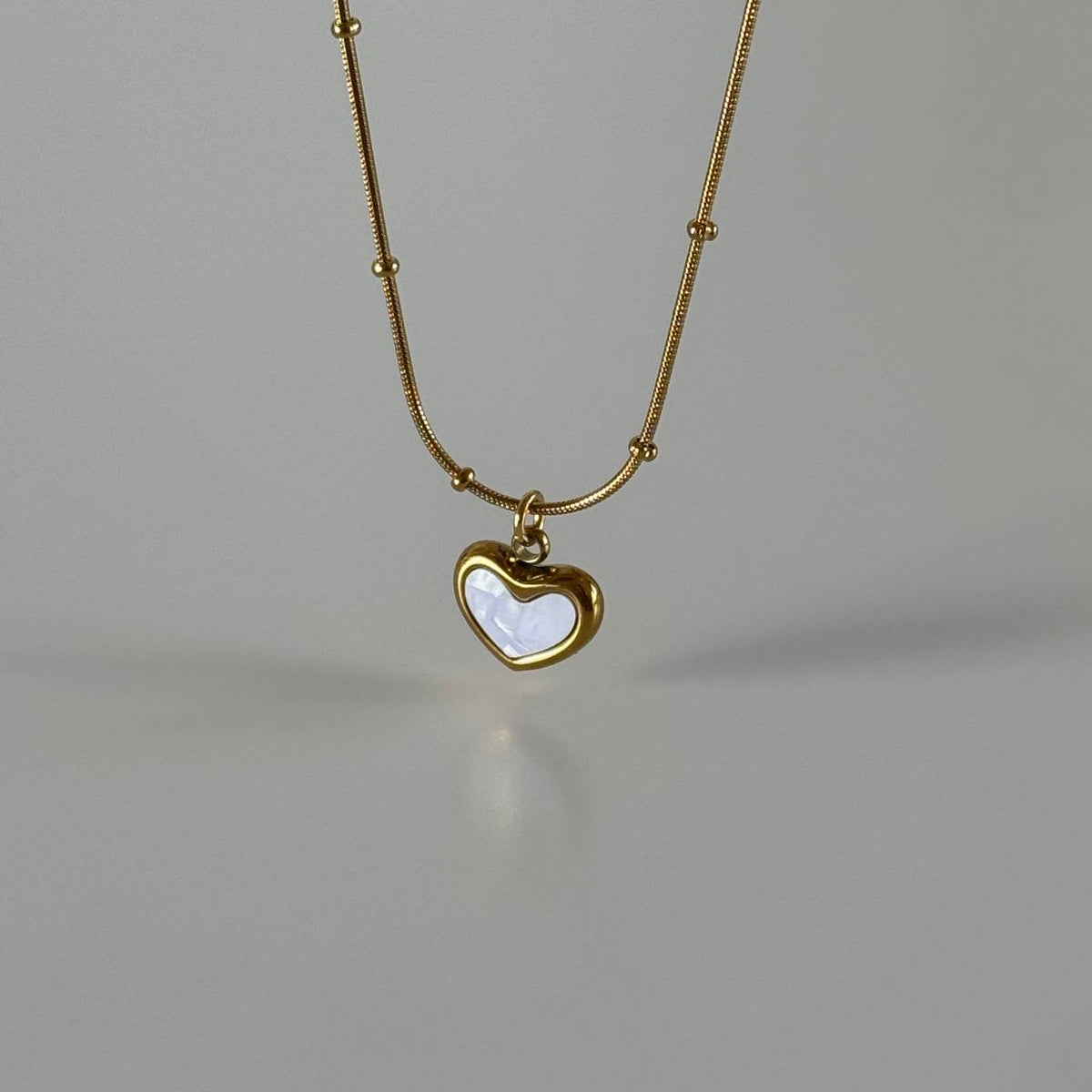 Çelik Sedef-Kalp Kolye