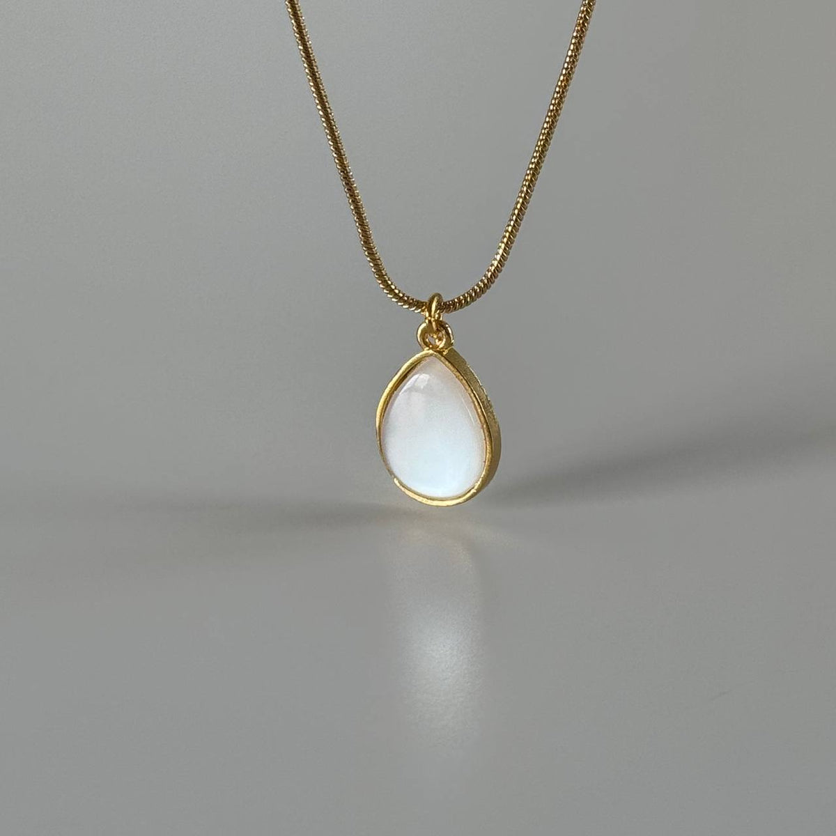 Damla-Sedef Çelik Kolye