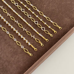 Asimetrik Damla Bileklik / 925 Gümüş