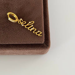 İstediğini Yazdır Küpe / 925 Gümüş