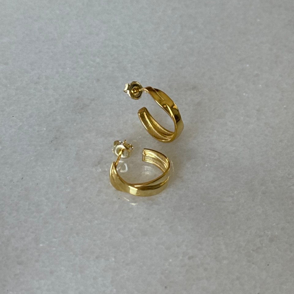 Sarmal Küpe / 925 Gümüş