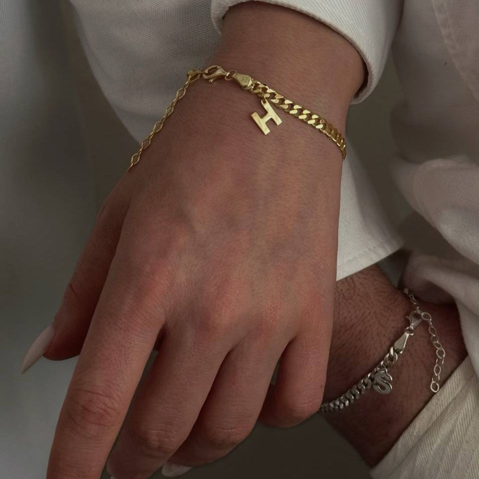 Bold Çift Bileklik /925 Gümüş