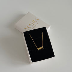 Minimal İsim Kolye / 925 Gümüş