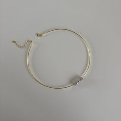 Taşlı mıx Choker / 925 Gümüş