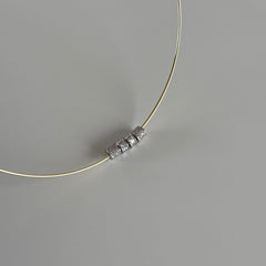 Taşlı mıx Choker / 925 Gümüş
