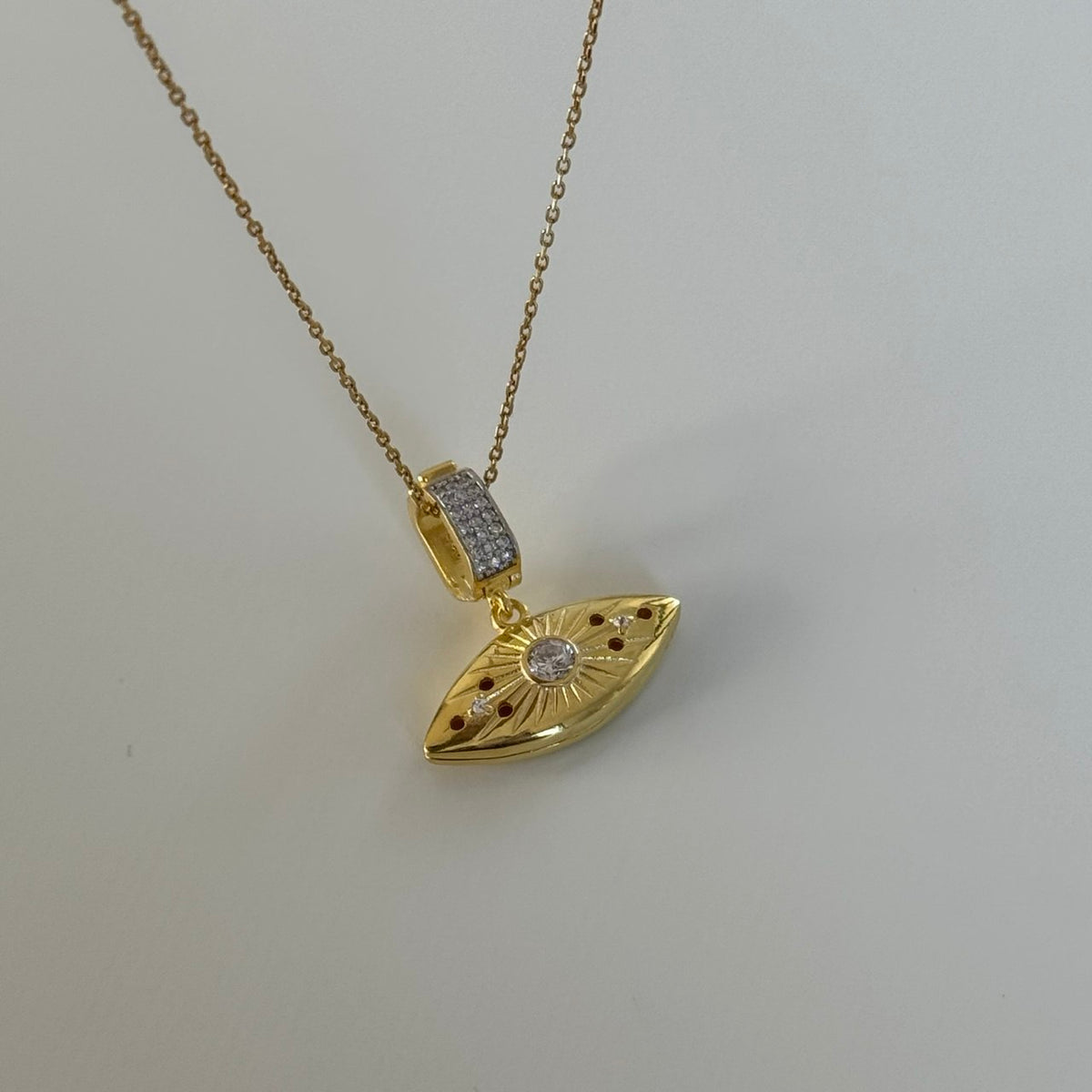 Zirkon Taş Kolye / 925 Gümüş