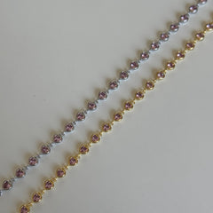 Kalpli Kristal Bileklik /925 Gümüş