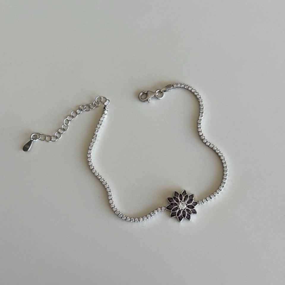 Lotus Suyolu Bileklik / 925 Gümüş