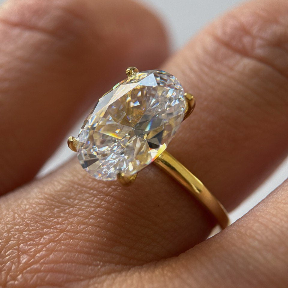 Taşsız Oval Yüzük / 925 Gümüş