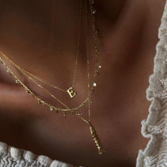 Balık-Harf-Kristal Kombin / 925 Gümüş