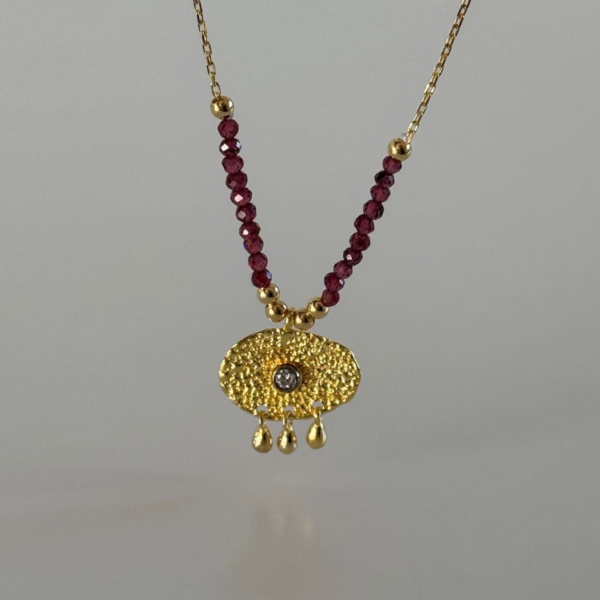 Vıntage Göz Kolye/ 925 Gümüş